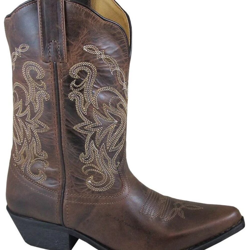Smoky Mountain Women's Madison Western Boot - Snip Toe - 6472 Size 8 Brown.